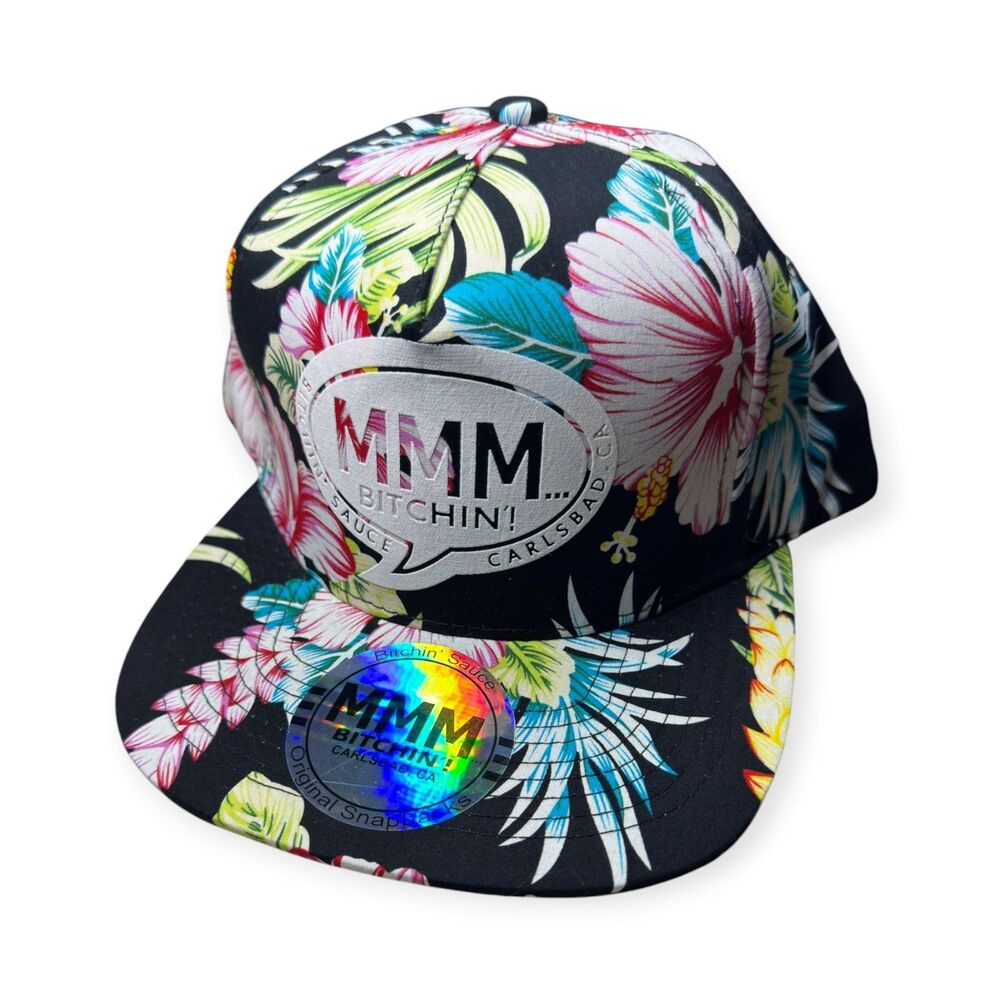 MMM Hawaiian Snapback Adjustable Hat Funny Saying Cap Summer